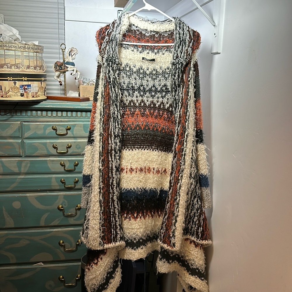 Boho Sweater Duster